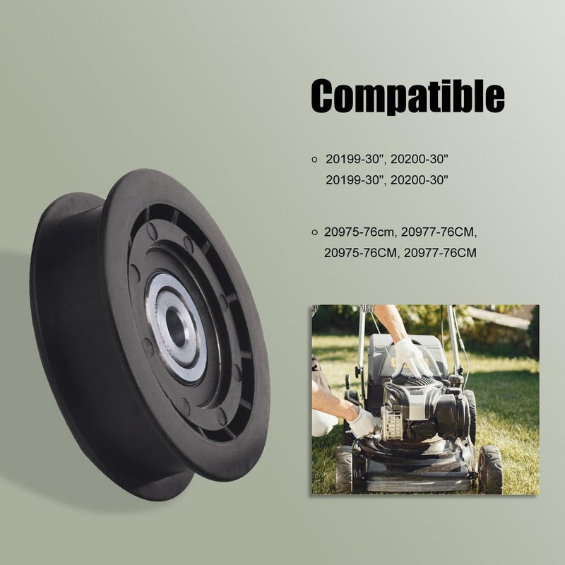 ZHIXING 120-7082 Idler Pulley for time-Master 30" Lawn mowers Compatible with to-ro Turf-Masters - Exmark Commercial 30 Walk-Behind for ECKA30 21199HD 21200 22200 22210 22215 20977 Models - Image 3